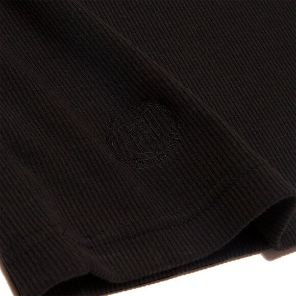 Honor The Gift Men's Crest Ribbed Knit Tank Top Shirt in Black - Picture 4 of 4
